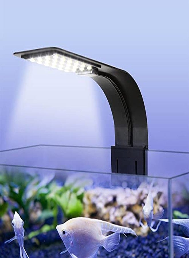 VAYINATO® Super Slim LED Aquarium Light(Suits for 1FT to 3FT Tank) Plants Grow Lighting Creative Clip-on Lamp (Black, X5) by Petzlifeworld - Image 1